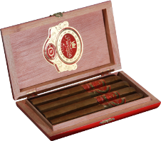 Caja Soberanos con 4 puros Logo R. Pax