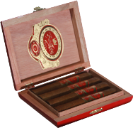 Caja Diplomáticos con 4 puros Logo R. Pax