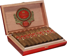 Caja G.M. 20 puros Logo R. Pax
